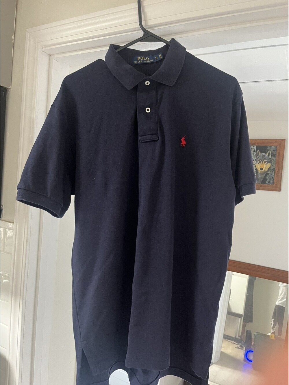 Ralph Lauren POLO RALPH LAUREN short-sleeved 100% cotton polo shirt men's size M